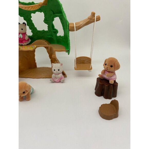 Calico Critters/ Sylvanian Families Baby Treehouse Playground Toy Set - Picture 4 of 5